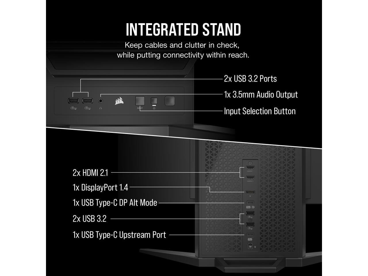 XENEON FLEX 45WQHD240 45-Inch OLED (3440 X1440) 240Hz Bendable Gaming Display - G-SYNC Compatible - Freesync™ Premium