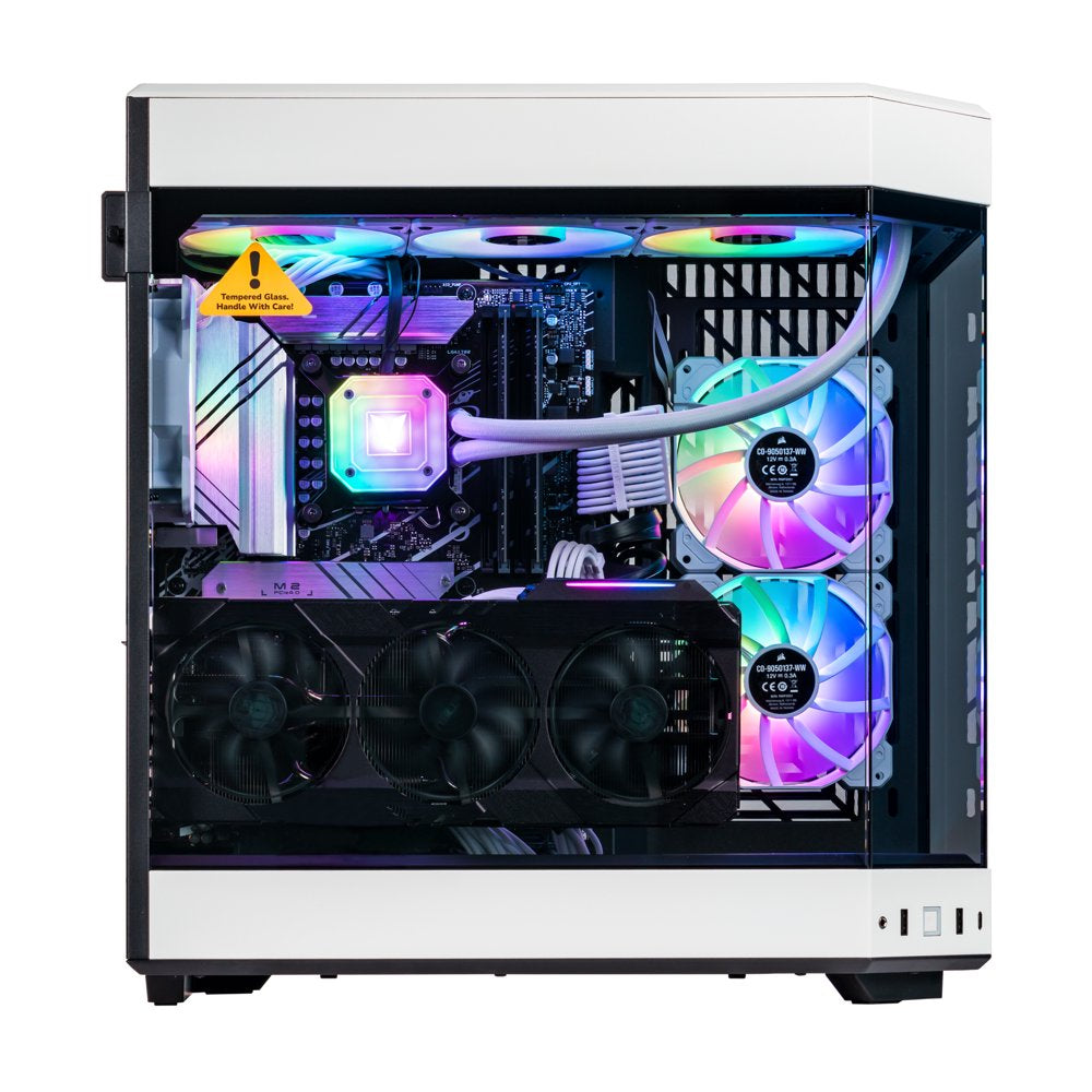 Praetix Gaming Desktop PC (14Th Gen Intel I9-14900K 2.40Ghz, Geforce RTX 4090 24GB, 32GB DDR5, 1TB Pcie SSD + 2TB HDD (3.5), 360Mm AIO, RGB Fans, 1000W PSU, Wifi 6, Win 10 Home) VELZ0076