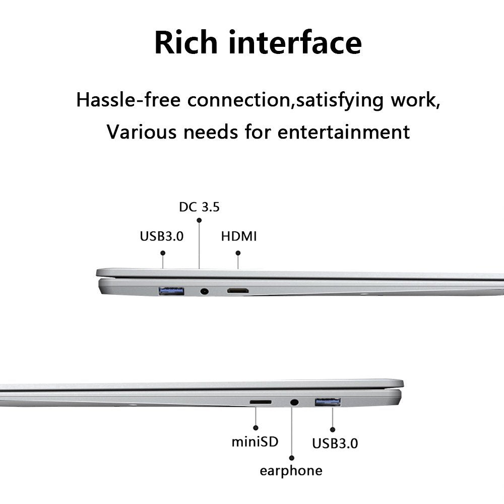 Yepbook 15.6In Laptop,8Gb RAM, 256GB SSD, Intel Celeron N5095, Windows 11 Pro Laptops Computers, Cooling System,38000Mwh Battery, Fingerprint